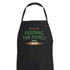 50th Birthday Apron Gift White For Mens Womens Present Baking Cooking BBQ Gift - Picture 1 of 8