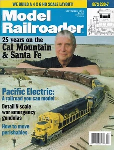 MODEL RAILROADER 9/99 PACIFIC ELECTRIC; SANTA FE C30-7; CARD ORDERS; DCC DECODER - Picture 1 of 5