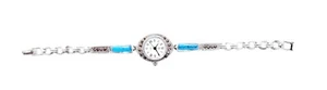 Reloj de vestir vintage para mujer plata esterlina marcasita, estuche redondo hecho a mano-SSM1011 - Imagen 1 de 1