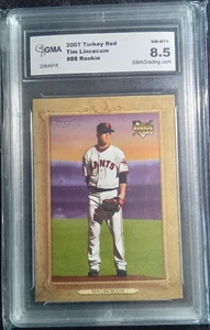TIM LINCECUM 2007 TOPPS TURKEY RED MINT ROOKIE RC CARD 88 SAN FRANCISCO GIANTS - Picture 1 of 2