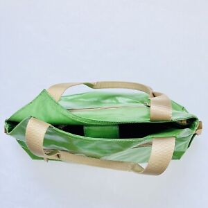 Franco Sarto Womens Green Handbag Purse Shoulder Bag Outer Inner Pockets Summer