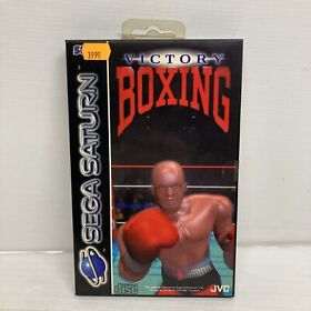 Game sega Saturn - Victory Boxing - Complete Boxed with Record