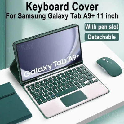 Touchpad Keyboard Case Mouse For Samsung Galaxy Tab A9 Plus S9/S9 FE S8 S6 Lite - Image 1 of 4