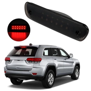 Red LED 3rd Brake Light Rear Cargo Lamp Black For Jeep Grand Cherokee 1999-2004 - Bild 1 von 9