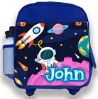 Personalised Kids Backpack Any Name Spaceman Boys Childrens School Bag 1