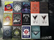 Playing Card Decks - Lot of 14 RARE Decks - Theory11, Bicycle, USPCC - Used