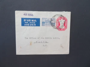 Air Mail Letter India to Malta - Picture 1 of 2