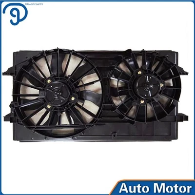 A/C Radiator Condenser Fan Fit For Chevrolet Malibu 2.4L l4 2008 2009 2010 2011 - Imagem 1 de 4