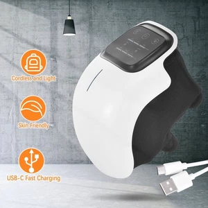 Knie Massagegerät Beheizt Vibrationstherapie Kniemassagegerät mit LED Bildschirm Geschenk - Bild 1 von 19