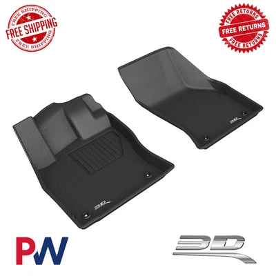 3D MAXpider Floor Liner Custom Fit All-Weather KAGU Black For Audi A3 / S3/ RS3 - Image 1 of 4