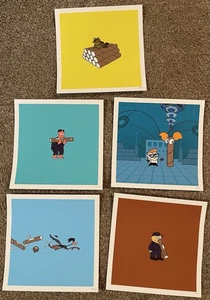 Menge 5 Raid71 Poster Sammler Serie Drucke Road Runner Zoiberg Dexter & mehr - Bild 1 von 4