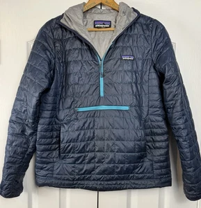 Patagonia Blu Nano Puff Blu Bivy Trapuntato Pullover Giacca Donna Tg Media Usato in Ottime Condizioni - Foto 1 di 13