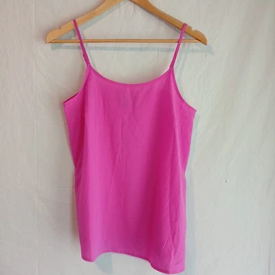 Gap Fuchsia Pink Tank Top Size XS / S  Adjustable Straps Loose Fit NWT! - Image 1 of 4