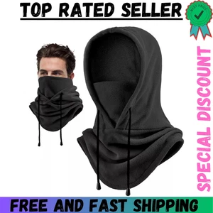 Winter Thermo Winddichte Skimaske Sturmhaube Fleece Vollgesichtsmaske für Männer Frauen - Bild 1 von 8