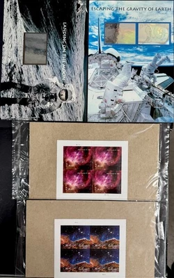 US Postage Stamps $300+High Face Value Airmails,Panes,Plate Blocks,etc - Image 1 of 4