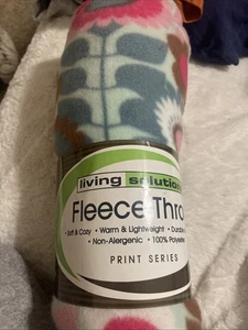 NorthPoint  FloralFleece 50X60" Blanket Quilt Throw Gift BRAND NEW - Picture 1 of 4