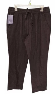 GAP Women's Black Pull-On Casual Pants Size Medium - Picture 1 of 9