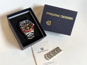 Pagani Design Pepsi Bezel GMT PD-1706 Automatic BB58 HOMAGE 40mm watch - Picture 1 of 9