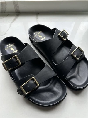 Sandalias de gamuza Polo Ralph Lauren Turbach negras Reino Unido 9 EE. UU. 10 UE 43 Birkenstock 3750G Foto 1 de 4