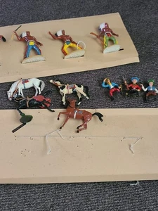 Merten Germany Vintage 60s Wild West Native Indian & Cowboys - Lot of 11 pcs. E7 - Bild 1 von 10