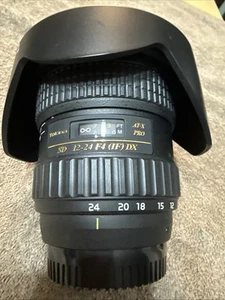 Tokina AT-X Pro 12-24mm f/4 SD IF DX Wide Angle Zoom Lens - Picture 1 of 7