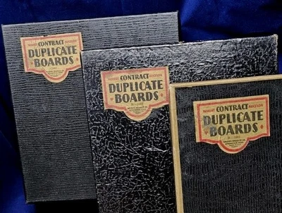Vintage Milton Bradley Whist Bridge Contract Duplicate Boards (3) 6 Scoring Pads - Image 1 of 4