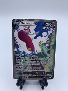 Pokemon Medicham V Alternate Art 186/203 Evolving Skies NM Condition Pack Fresh