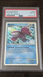 KYOGRE 2011 Pokemon #SL6 PSA 8 NM-MINT Call of Legends Ultra Rare SHINY Holo WOW - Picture 1 of 2