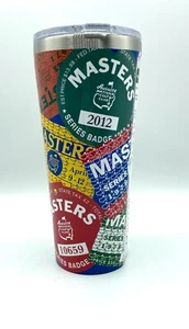 2024 MASTERS BADGES 24 OZ CORKCICLE TUMBLER Augusta National GOLF CLUB TIGER - Picture 1 of 2
