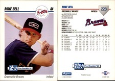Mike Bell 1992 SkyBox Team Sets AA #228 Card *AutographDen*