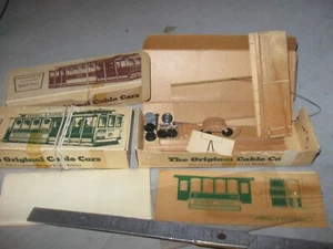 X9298 HO 3 RARE RICHARD DENNIS MODELS ORIGINAL SAN FRANCISCO CABLE CAR wood kit - Picture 1 of 2