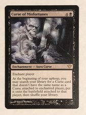 Curse of Misfortunes NM Dark Ascension MTG