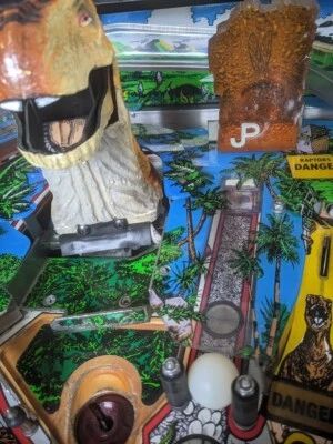 Data East 1993 Jurassic Park pinball captive ball mod "Looks like a EGG!" A must - Image 1 of 3