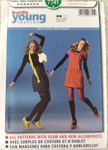 Burda Young 7741 Sewing Pattern Women's Skirt Size 6-18 - Picture 1 of 3