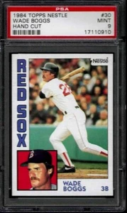 PSA 9 - 1984 Topps Nestlé # 30 Wade Boggs Boston Red Sox HOF - Foto 1 di 2