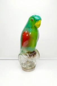 Contenedor de caramelos de vidrio con figura de loro argentino argentino de 26 cm de colección muy raro - Imagen 1 de 7