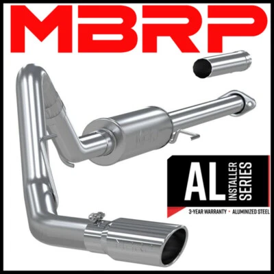 MBRP 3" Cat-Back Exhaust System 2015-2020 Ford F-150 2.7L/3.5L EcoBoost S5253AL - Image 1 of 2