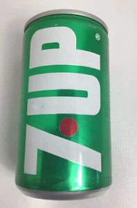 LATA DE REFRESCO 7-UP 325 ml Londres Inglaterra tapa abierta lengüeta verde - Imagen 1 de 12