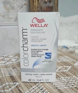 Wella Color Charm 050 Additives Cooling Violet Hair Color Liquid 1.4oz NEW  - Picture 1 of 1