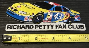 Vintage RICHARD PETTY FAN CLUB Race Car Driver Cheerios #43 NASCAR Iron-On Patch - Picture 1 of 3