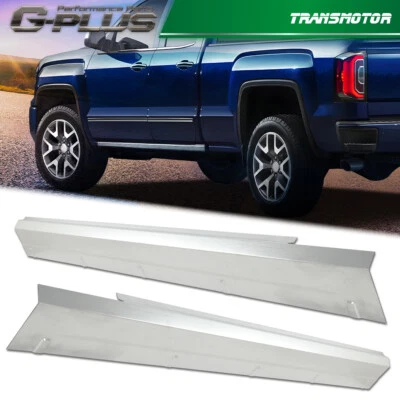 Rocker Panels Fit For 2014-2018 Chevrolet Silverado Extended Cab 4 Door PAIR - Image 1 of 4