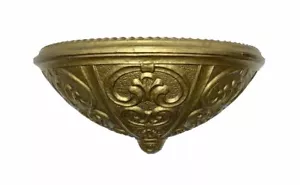 Vintage 1968 SYROCO Gold Resin Wall Pocket Planter Scrolls MCM 12x6x6” - Picture 1 of 10