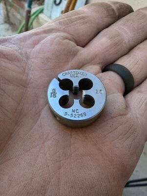 NOS Craftsman 5/16 18 NC 9-52269 Die New Out Of Box - Image 1 of 4