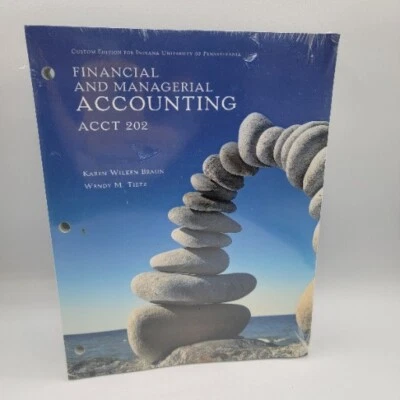 Financial and Managerial Accounting - ACCT 202 Custom Edition  - Image 1 of 4