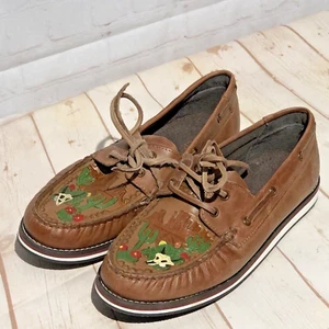 Roper Bertha Damenschuhe Southwest Desert Kaktusmuster Größe 11 - Bild 1 von 15