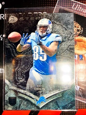 2014 Bowman Sterling Football Card #17 Eric Ebron Rookie V767 - Image 1 of 2