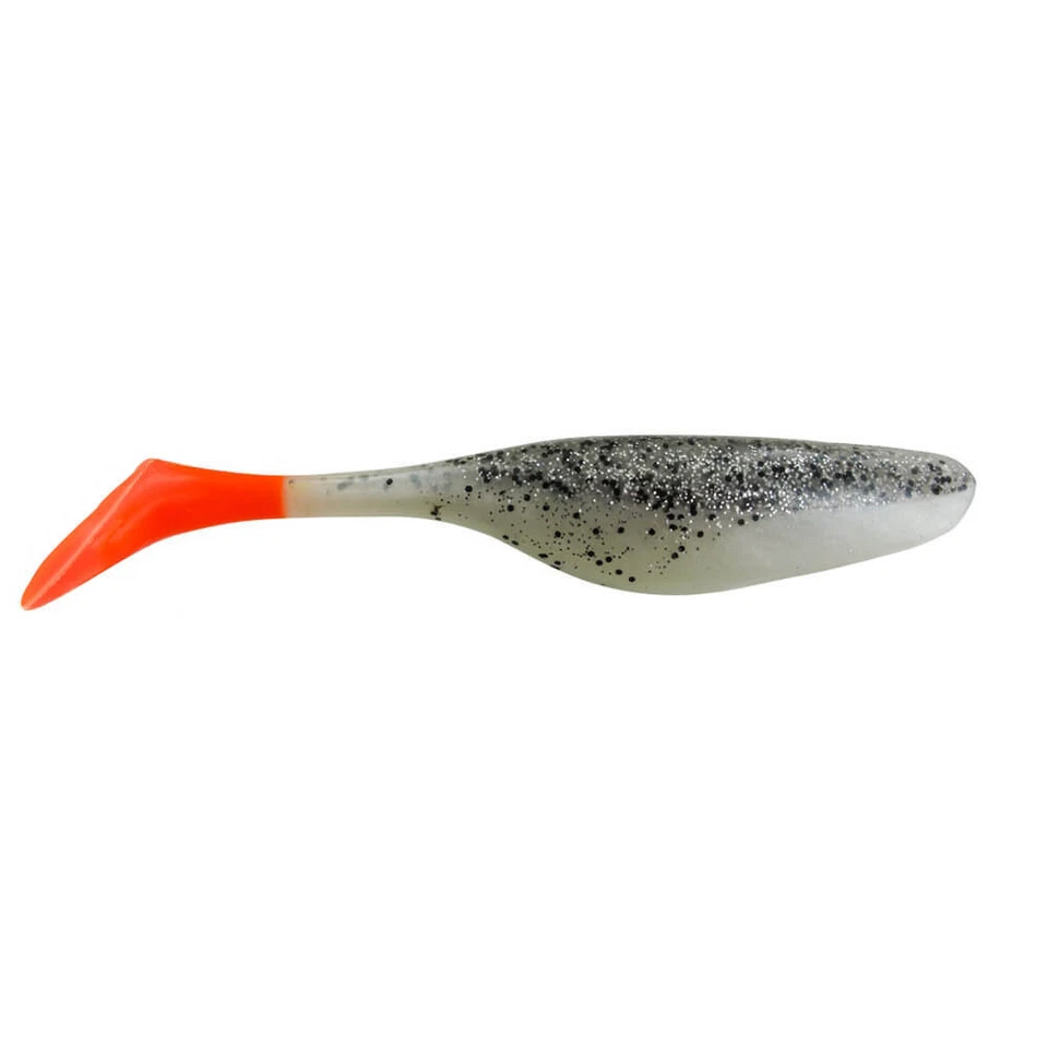 Jenzi River Shad USA-Bass Gummiköder salt pepper orange Gummifisch Barsch Zander - Bild 1 von 1