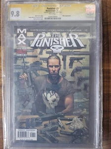 Punisher #1 Max Comics 7a serie CGC 9.8 Marvel 2004 *firmato* - Foto 1 di 5