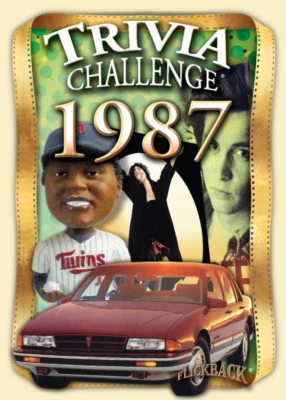 Flickback 1987 Trivia Playing Cards: Great Birthday or Great Anniversary Gift - Image 1 of 2