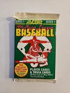 (3) 1991 Punktzahl Baseball Pack 16 Karten 1 Magic Motion Quiz Karte - Bild 1 von 2